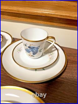 Hutschenreuther Selb Bavaria Porcelain Bird Set Audubon Drawings 23 Pieces