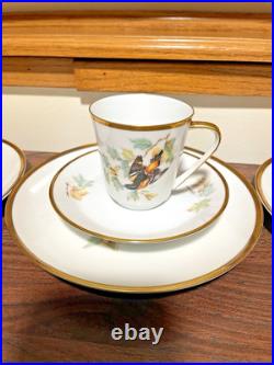 Hutschenreuther Selb Bavaria Porcelain Bird Set Audubon Drawings 23 Pieces