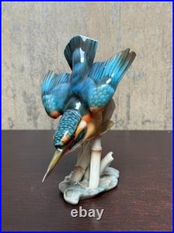 Hutschenreuther Selb Kingfisher Bird Porcelain Figurine by Hans Achtziger German