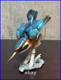 Hutschenreuther Selb Kingfisher Bird Porcelain Figurine by Hans Achtziger German