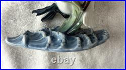 Hutschenreuther Swan Porcelain Figurine by Hans Achtziger Vintage Germany 1950s