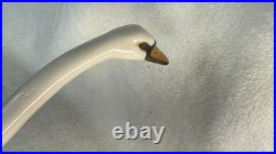 Hutschenreuther Swan Porcelain Figurine by Hans Achtziger Vintage Germany 1950s