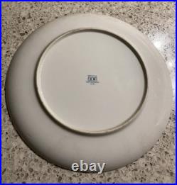 Imari Ware Porcelain Plate With Floral And Bird Design 10.5 Inches EX Cond