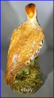 Italian Bassano Ceramic porcelain Bird Pheasant 11.5 Tall