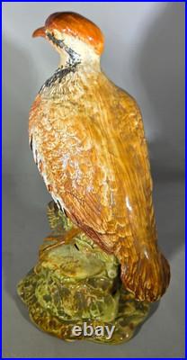 Italian Bassano Ceramic porcelain Bird Pheasant 11.5 Tall