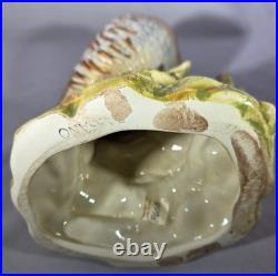 Italian Bassano Ceramic porcelain Bird Pheasant 11.5 Tall