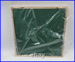 Japanese Floral Art Framed Hand- Painted Porcelain Art Floral & Birds Motif