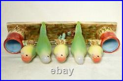 Jeanne Reeds Newport Budgies Parakeets Porcelain Statue Preservation Society