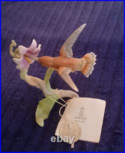 KAISER BOCHMANN #323 handpainted porcelain kolibri hummingbird