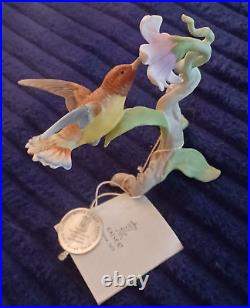 KAISER BOCHMANN #323 handpainted porcelain kolibri hummingbird