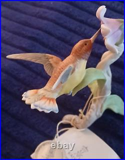 KAISER BOCHMANN #323 handpainted porcelain kolibri hummingbird