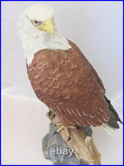 Kaiser Porcelain Figurine, Bald Eagle, Bird, Painted, Vintage