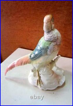 Karl Ens Rare Germany Antique Vintage Porcelain Statue Figurine Bird Marked 7.6