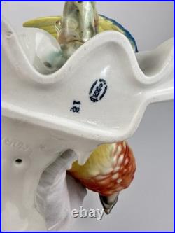 Karl Ens Volkstedt Germany Large Porcelain Macaw Parrot Figurine 18 Vintage