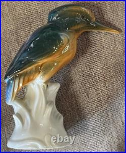Kingfisher Wagner & Apel 2626, Germany Porcelain Bird Figurine, New In Box
