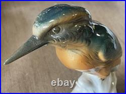 Kingfisher Wagner & Apel 2626, Germany Porcelain Bird Figurine, New In Box