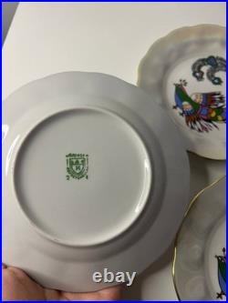 Korosten Porcelain Tea Set, 29 pcs, Bird of Paradise, Vintage USSR