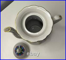 Korosten Porcelain Tea Set, 29 pcs, Bird of Paradise, Vintage USSR