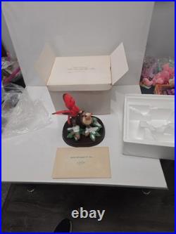 LENOX Nature's Romance Cardinals North American Bird Pairs sculpture NEW n BOX