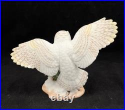 LENOX The Garden Bird Collection SNOWY OWL Porcelain Figurine with Box & COA