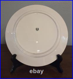 LENOX Vintage Signed W. H. Morley Game Bird luncheon plate, gold trim 9