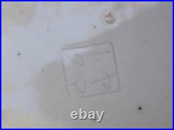 Large Antique Chinese Porcelain Asian Centerpiece Bowl Large Plate Bird Paradise