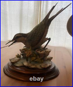 Large Capodimonte Limited Edition Porcelain Bird Sculpture by Vier Tasca
