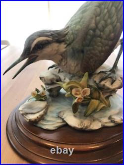 Large Capodimonte Limited Edition Porcelain Bird Sculpture by Vier Tasca