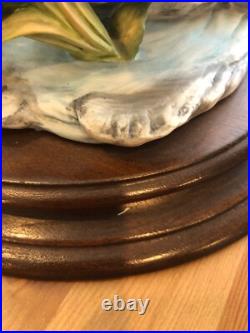 Large Capodimonte Limited Edition Porcelain Bird Sculpture by Vier Tasca