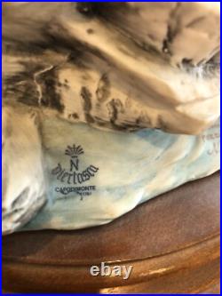 Large Capodimonte Limited Edition Porcelain Bird Sculpture by Vier Tasca