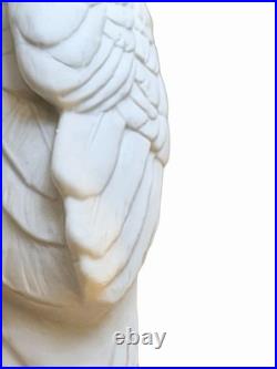Large Royal Dux Czech Porcelain Parrot Cockatoo Bird Figurine 15