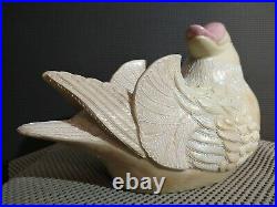 Large Vintage Japanese Porcelain Kutani Bird Figurine Statue Sculpture