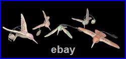 Lena Liu's Hummingbird Precious Jewels Blooming Lily Bradford Editions Set of 5