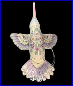 Lena Liu's Hummingbird Precious Jewels Blooming Lily Bradford Editions Set of 5