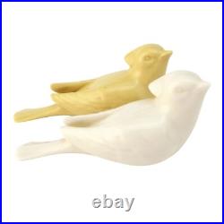 Lenox China Vintage YELLOW Bird Green / Blue Mark Figurine Rare desirable color