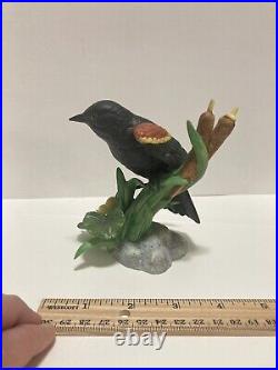 Lenox Garden Birds Red Wing Black Bird Fine Porcelain Figurine