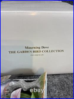 Lenox Mourning Dove Fine Porcelain Garden Bird Collection 1999 Retired Box COA