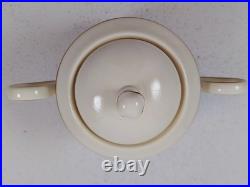 Lenox WINTER GREETINGS Covered Sugar Bowl & Creamer, USA, Nuthatch & Chickadee