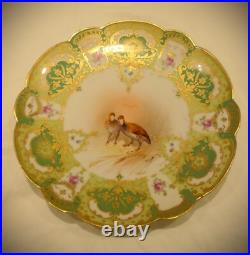 Limoges Bird plates set of 10