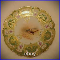 Limoges Bird plates set of 10