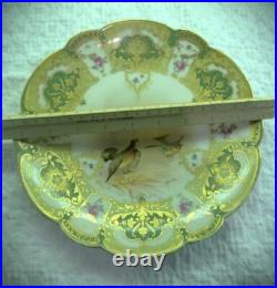 Limoges Bird plates set of 10