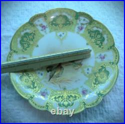 Limoges Bird plates set of 10