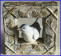 Lladro 8067 Bird Natural Frames Bird in Square Plant Arbor MWOB, RV$245