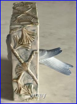 Lladro 8067 Bird Natural Frames Bird in Square Plant Arbor MWOB, RV$245