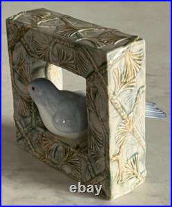 Lladro 8067 Bird Natural Frames Bird in Square Plant Arbor MWOB, RV$245
