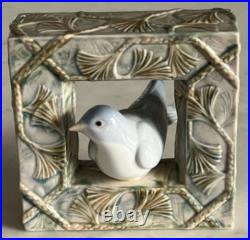 Lladro 8067 Bird Natural Frames Bird in Square Plant Arbor MWOB, RV$245