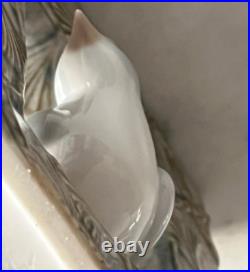 Lladro 8067 Bird Natural Frames Bird in Square Plant Arbor MWOB, RV$245