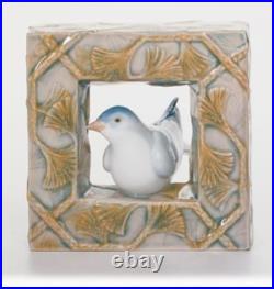 Lladro 8067 Bird Natural Frames Bird in Square Plant Arbor MWOB, RV$245