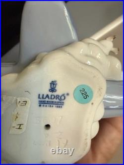 Lladro Porcelain Figurine #5697 Pilot Boy with Airplane and Birds