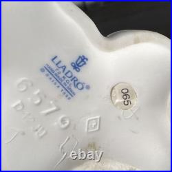Lladró Porcelain Hand-Painted Bird Figurine Floral Base Glossy 1988 #5319
